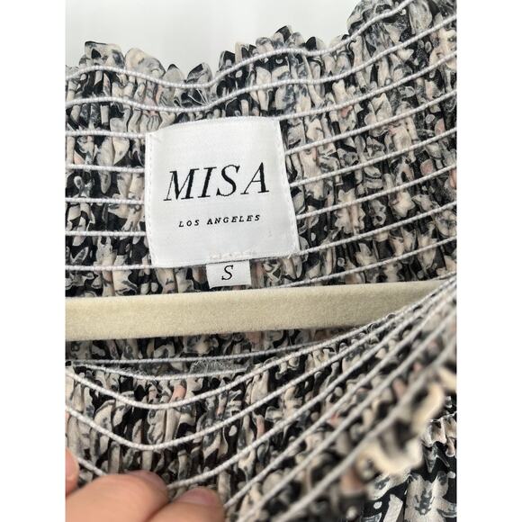 MISA Off The Shoulder Floral Midi dress - Picture 6 of 7